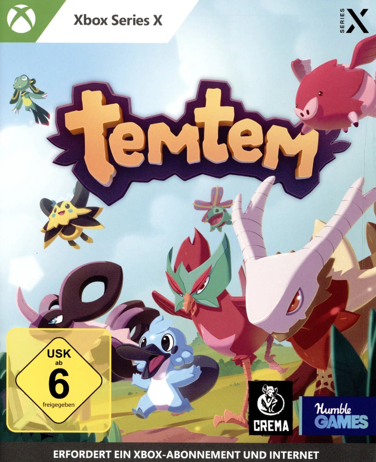 Cover: Temtem für Xbox Series X. Publisher: Flashpoint Germany GmbH