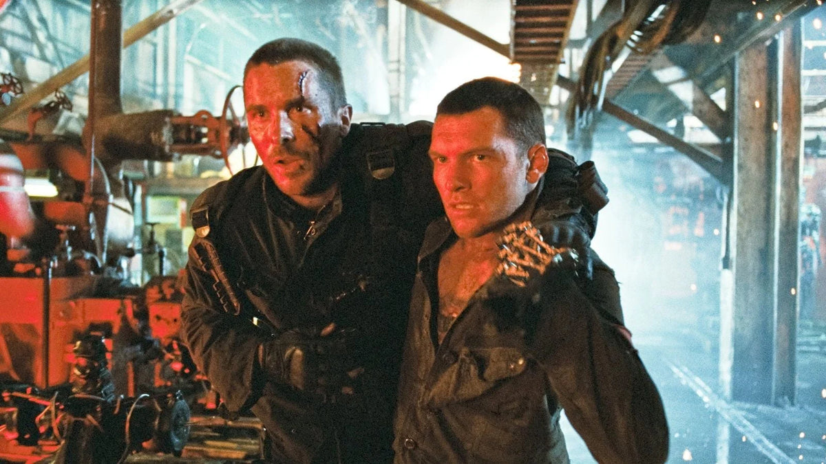 Terminator – Die Erlösung, Director’s Cut – John Connor und Marcus in einer Fabrik