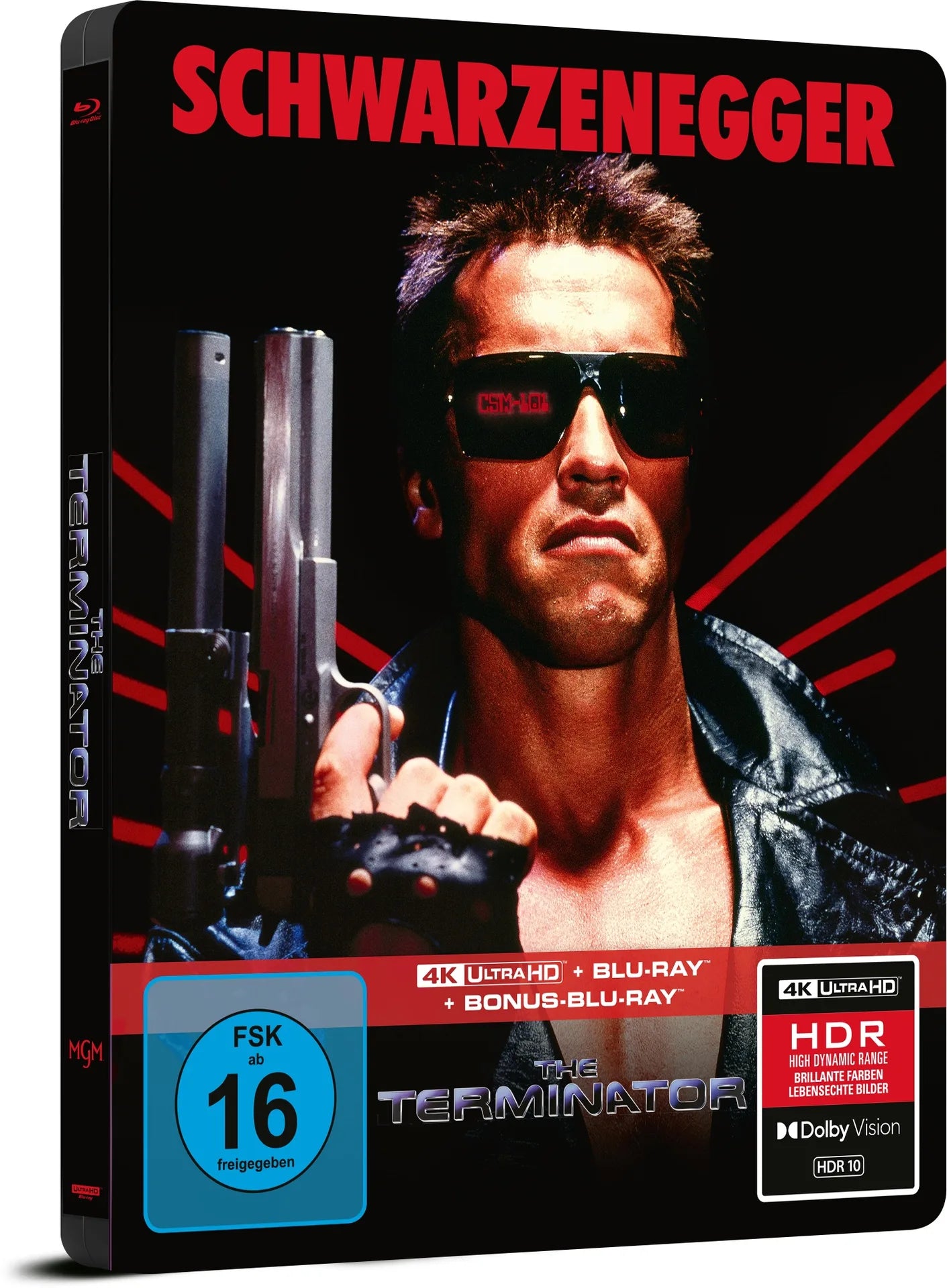 Produktansicht 1 von Terminator - Limitiertes 3-Disc SteelBook Cover A – 4K UHD Blu-ray