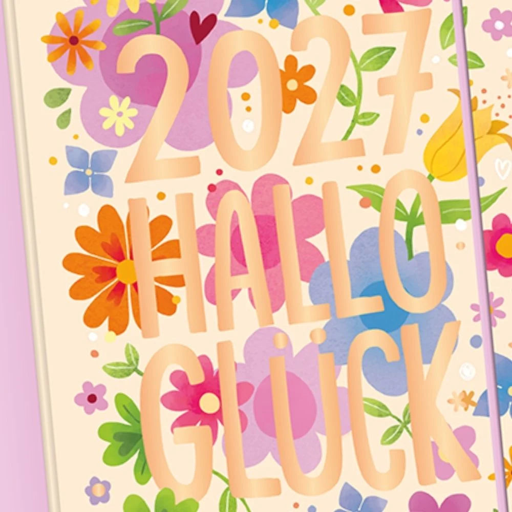 Terminplaner 2027 Hallo Glück – Ansicht