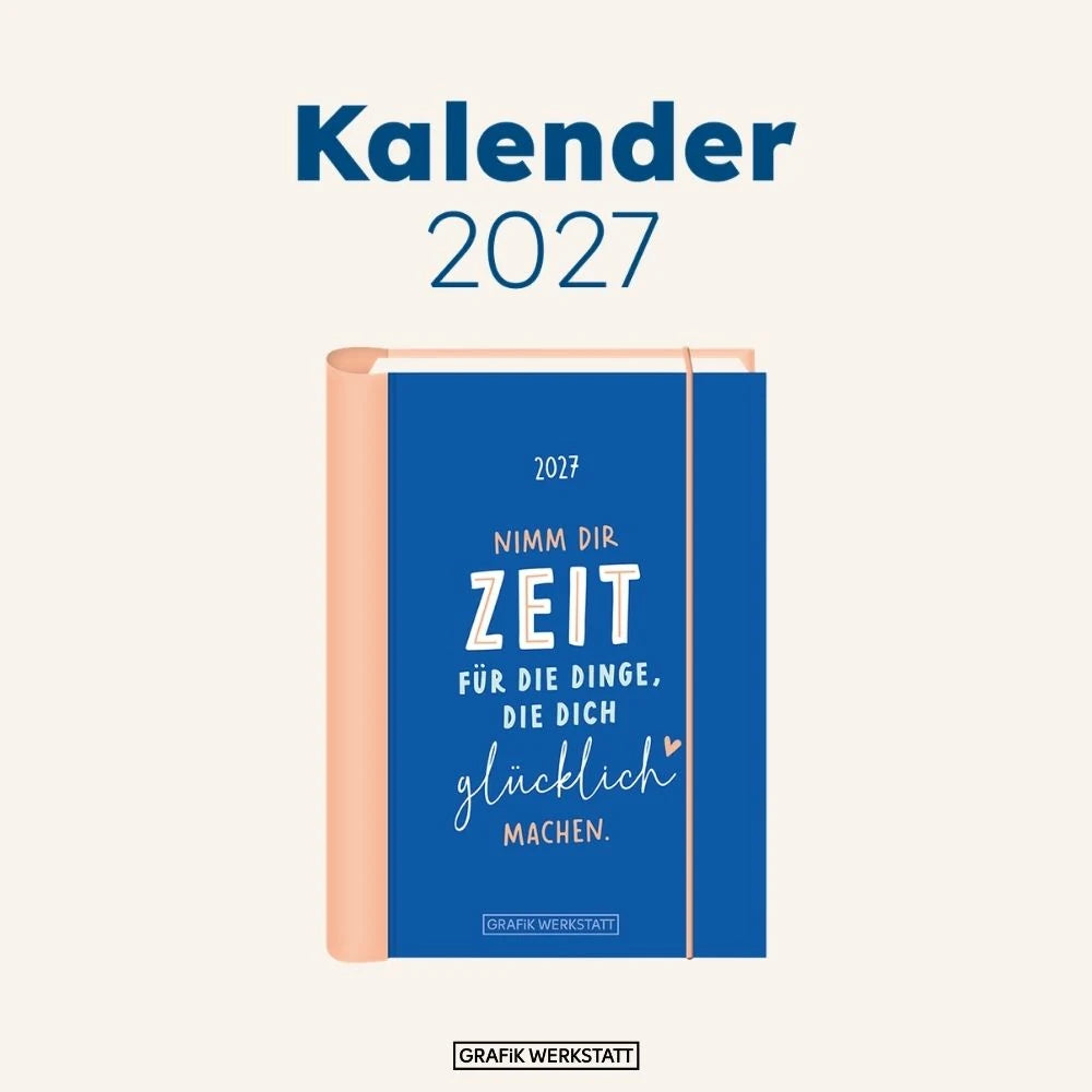 Terminplaner 2027 Nimm dir Zeit – Ansicht