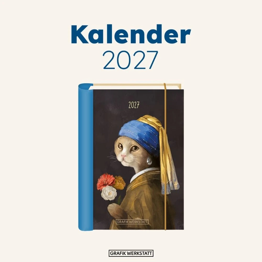 Terminplaner 2027 Tierisch kunstvoll – Ansicht