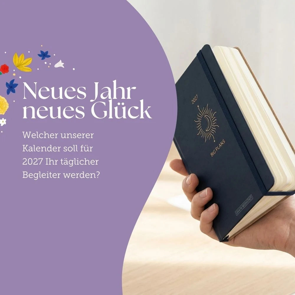 Terminplaner A5 Premium 2027 Bunt – Ansicht