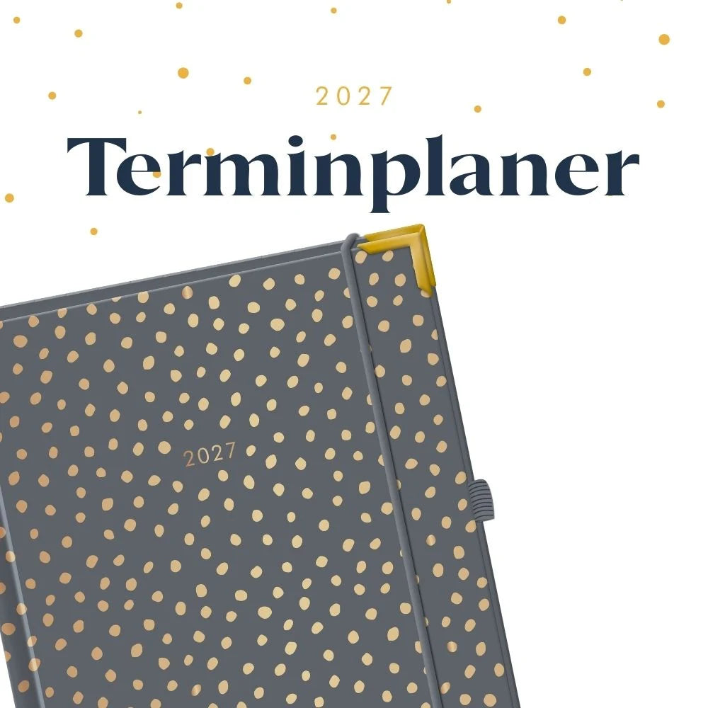 Terminplaner A5 Premium 2027 Dunkelgrau – Ansicht
