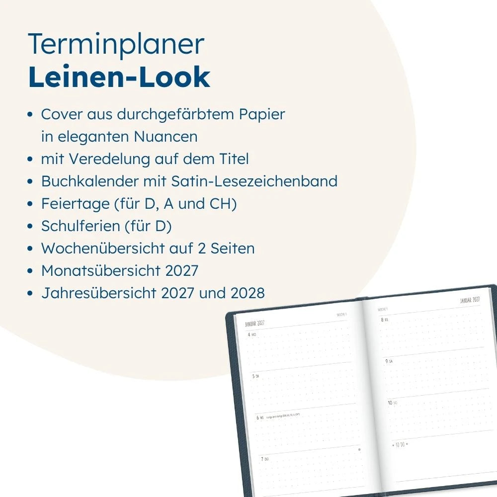 Terminplaner NatureArt 2027 Blumen – Ansicht