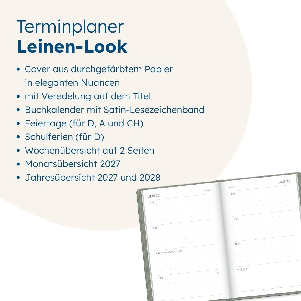 Terminplaner NatureArt 2027 Spruch – Ansicht