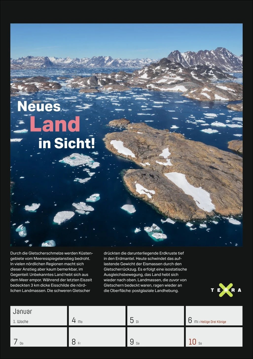 Terra X – Das Wunder Erde Wochenplaner 2027 – Ansicht