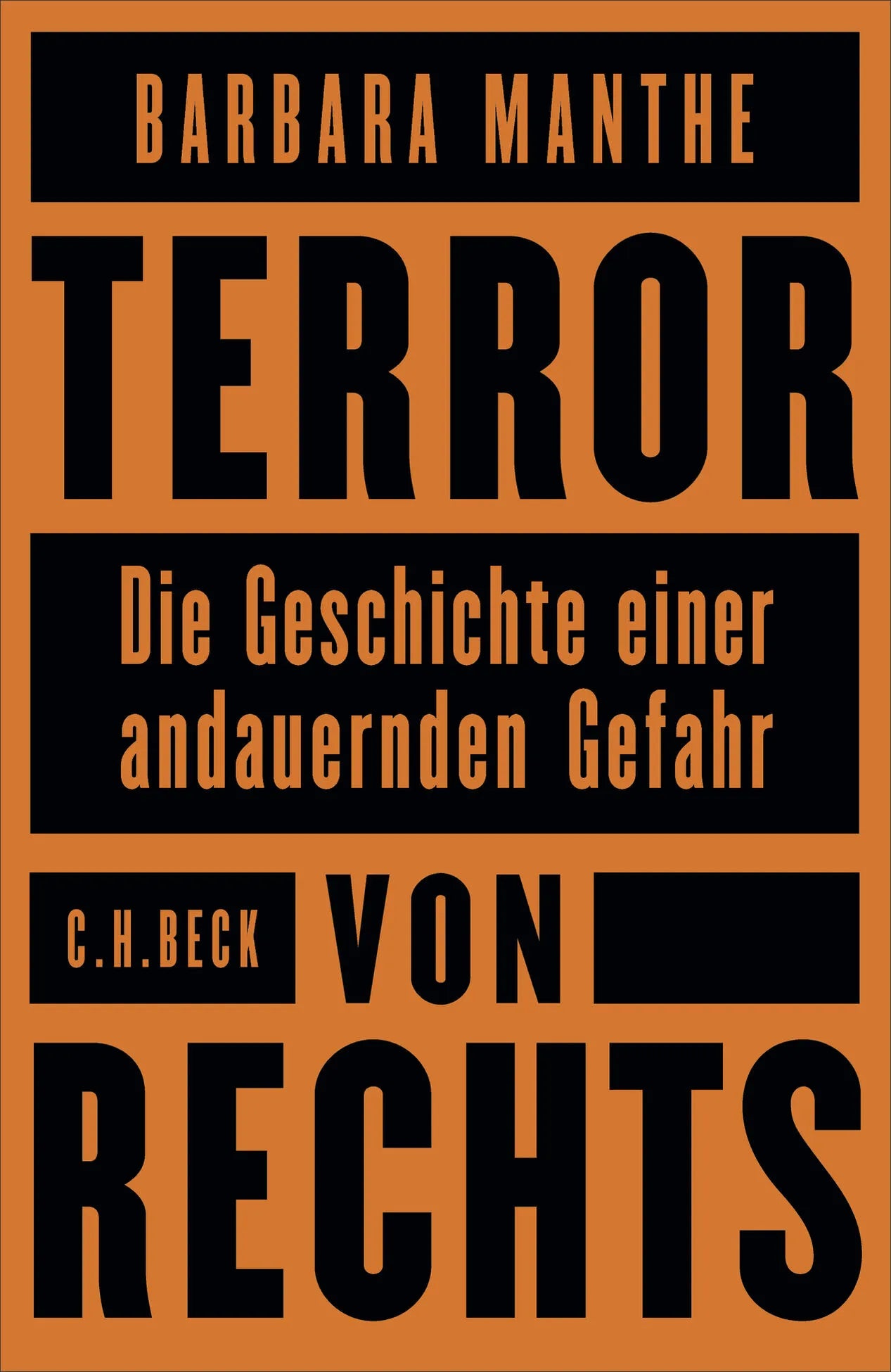 Cover: Terror von rechts (Hardcover) von Barbara Manthe