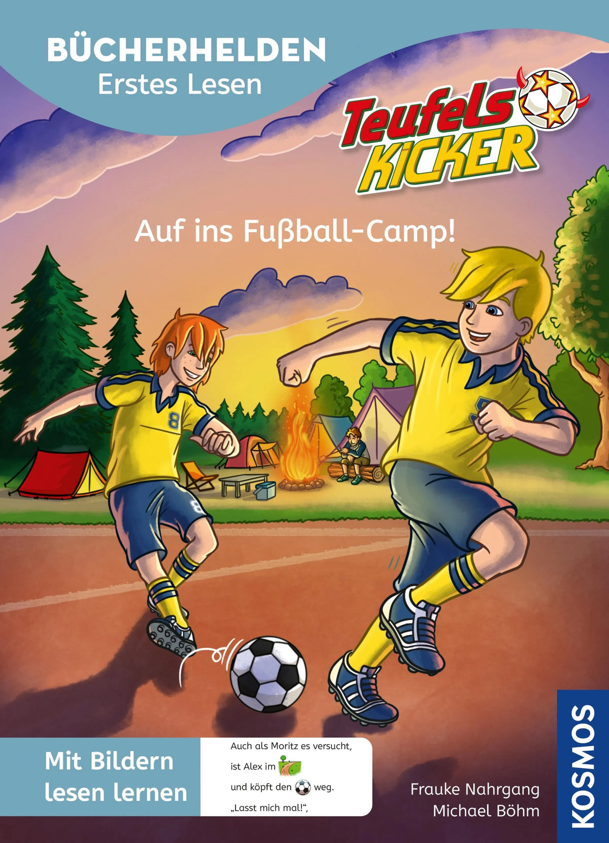 Cover: Teufelskicker, Bücherhelden Erstes Lesen, Auf ins Fußball-Camp! (E-Book) von Frauke Nahrgang