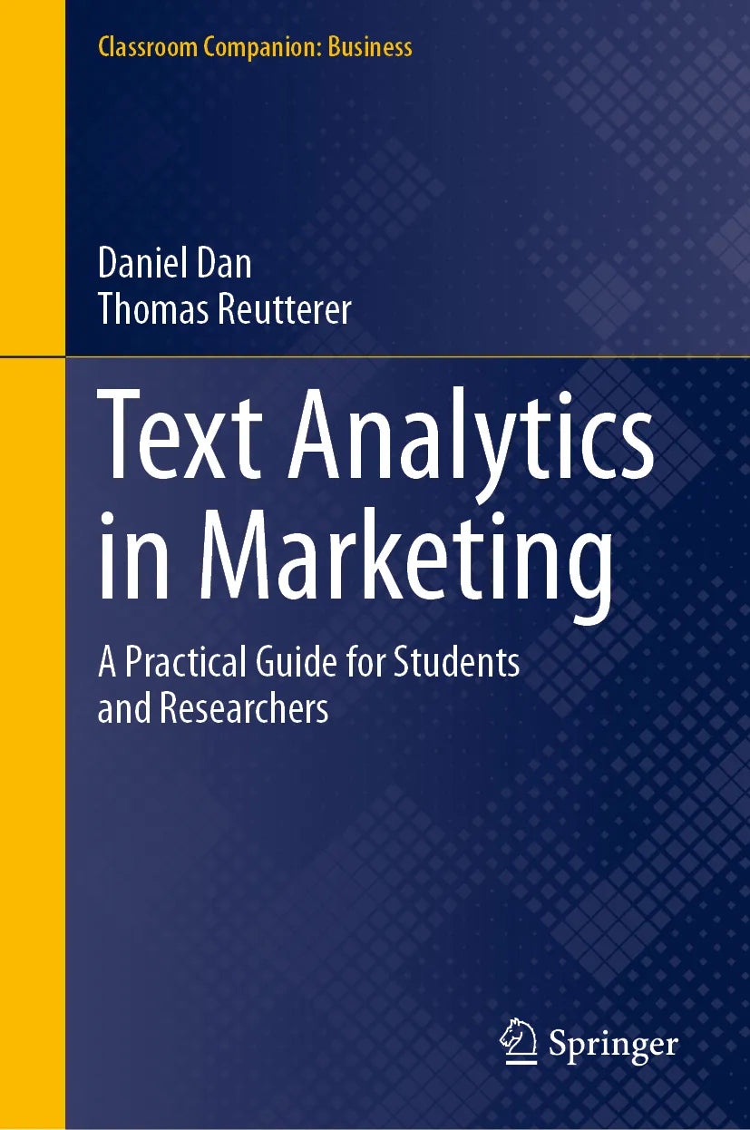 Cover: Text Analytics in Marketing (E-Book) von Daniel Dan