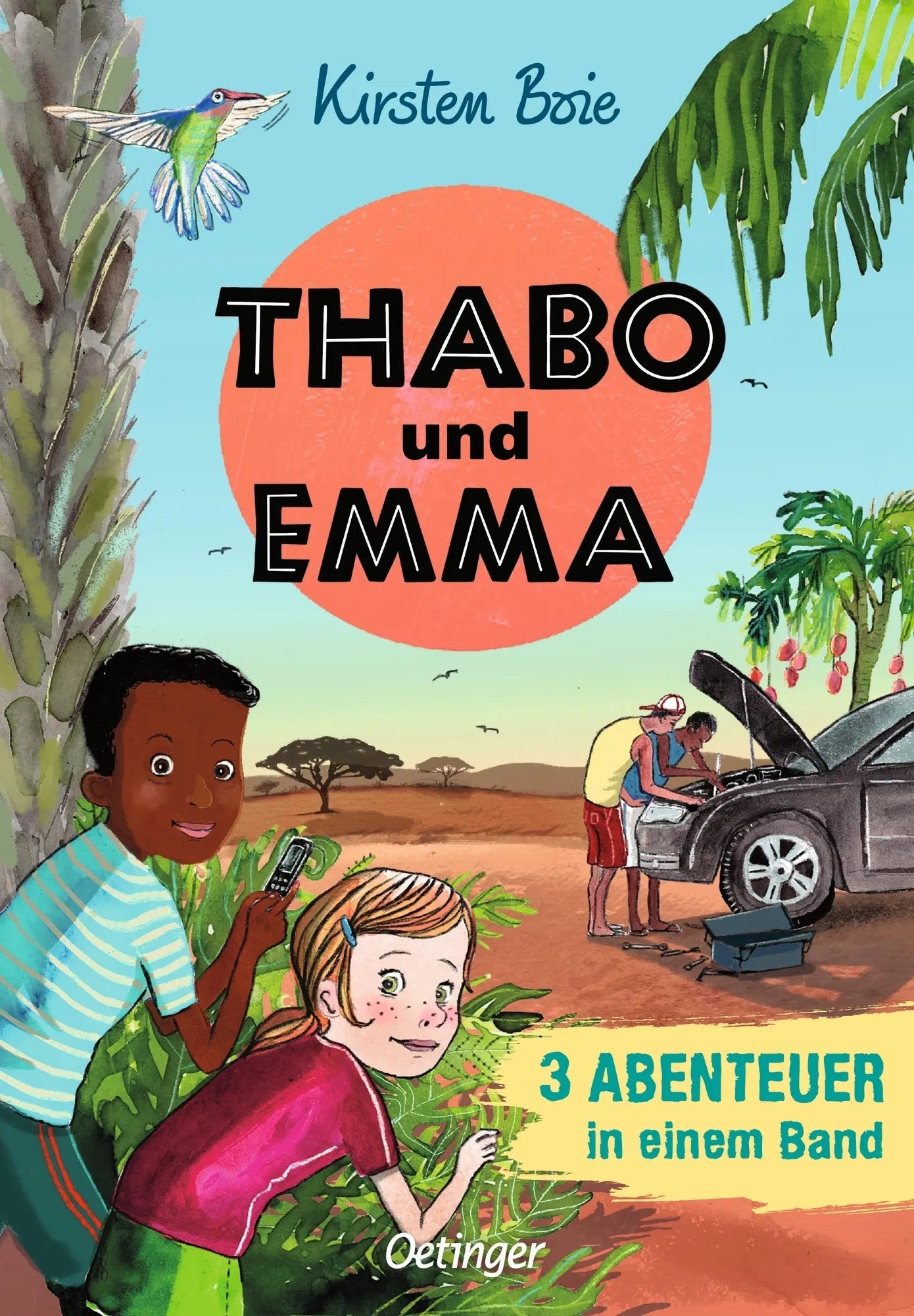 Buchcover von 'Thabo und Emma. 3 Abenteuer in einem Band' - Gebundene Ausgabe von Kirsten Boie