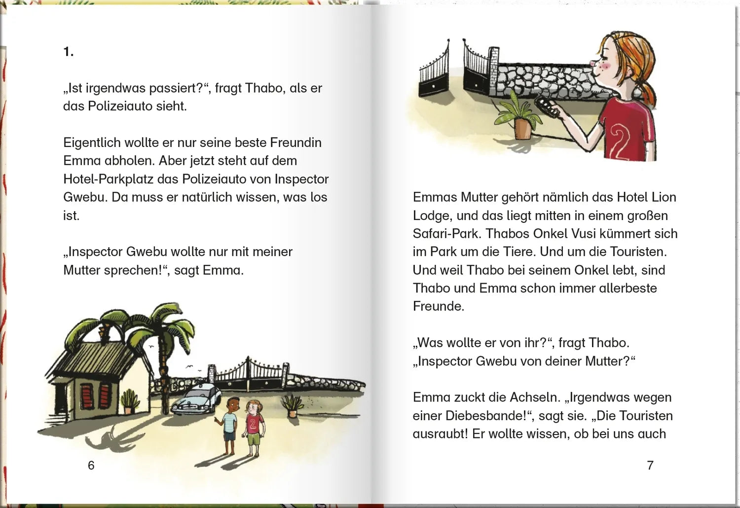 Abbildung von 'Thabo und Emma. Diebe im Safari-Park'