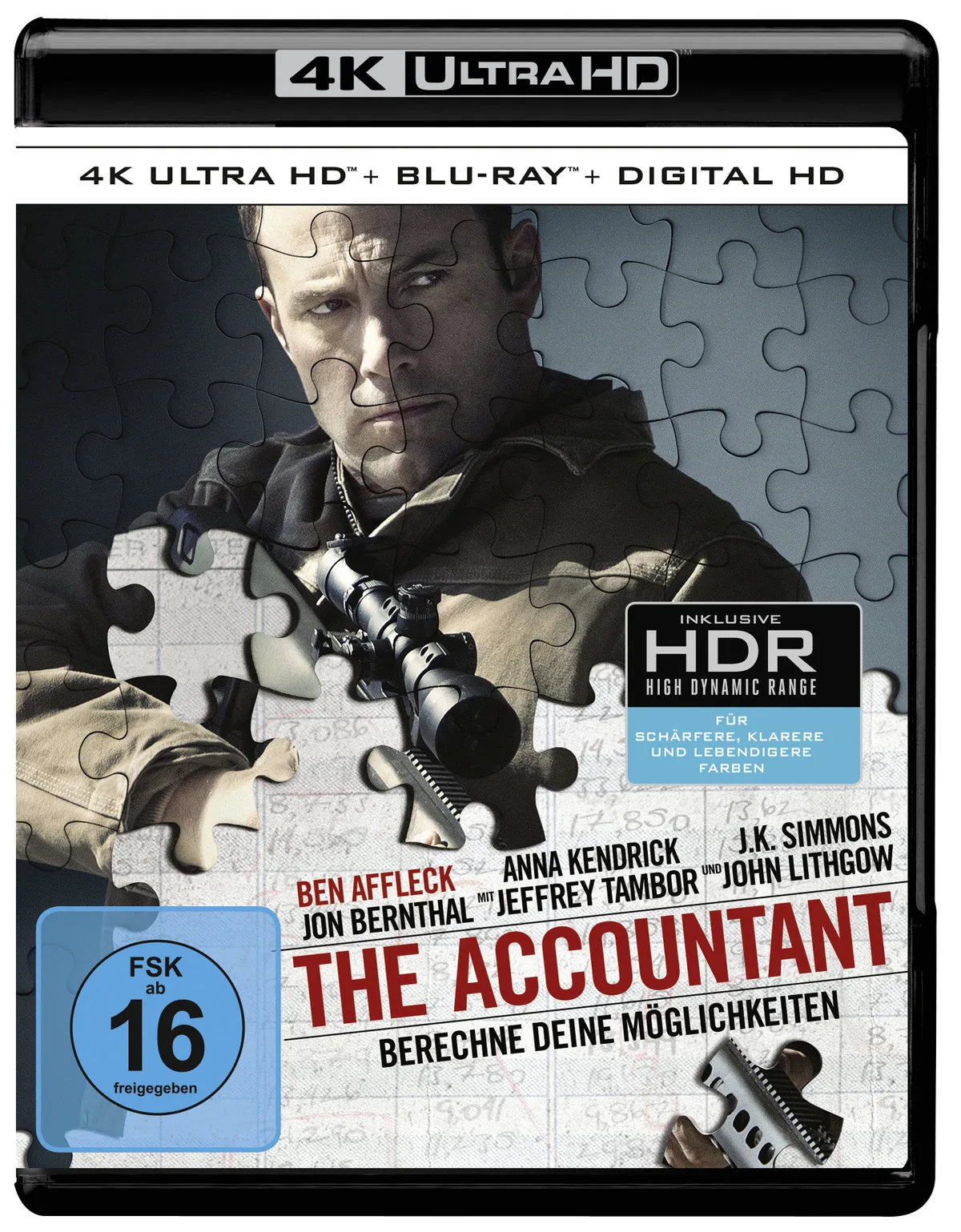 The Accountant  (+ BR) - Blu-ray 4K Ultra HD