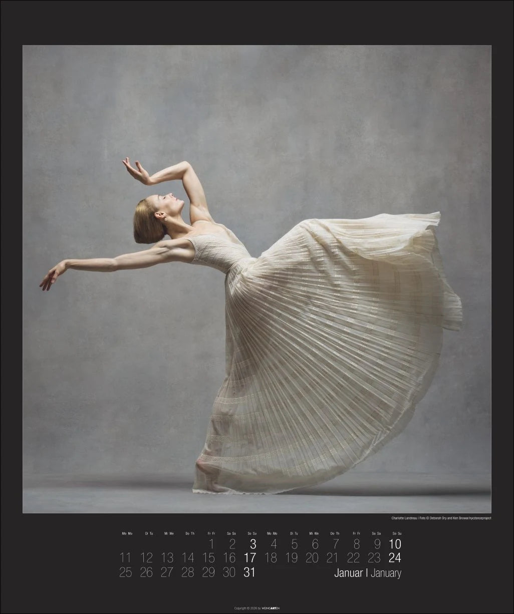 The Art of Movement Kalender 2027 – Ansicht