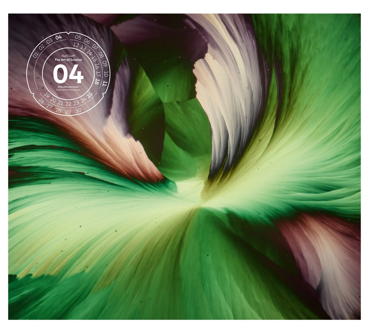 The Art of Science Kalender 2027 | Faszinierend-irisierende Mikroskopkunst – Ansicht