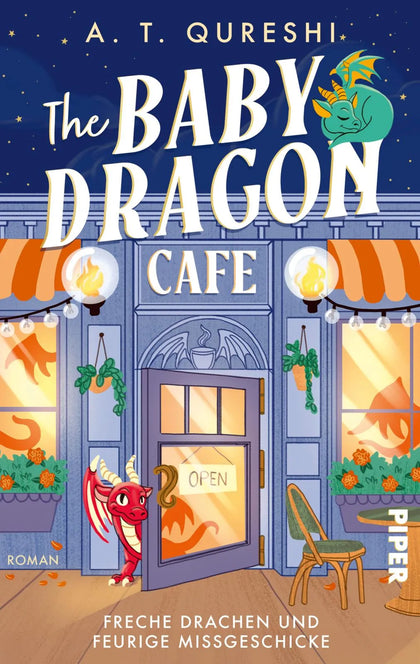 Buchcover von 'The Baby Dragon Café' - Paperback von A. T. Qureshi
