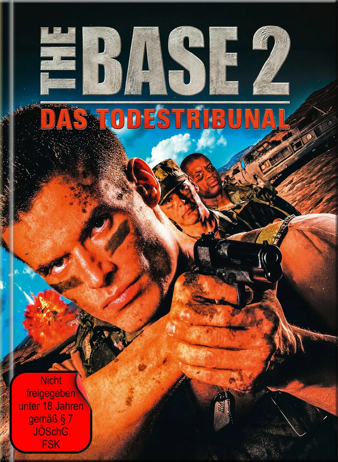 Blu-ray-Cover: The Base 2 - Das Todestribunal - Mediabook. Regie: Mark L. Lester