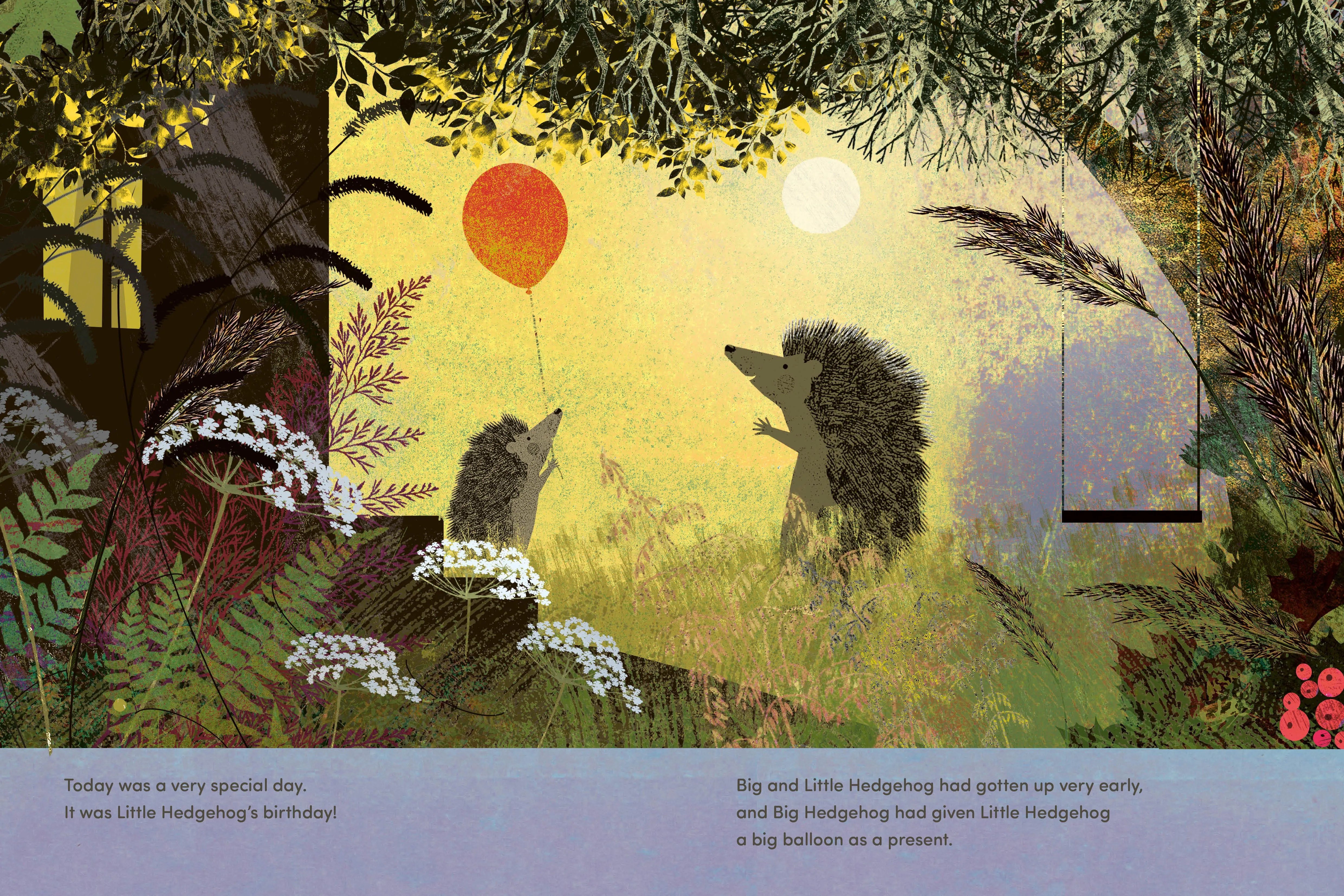 Detailansicht: The Birthday: A Big Hedgehog and Little Hedgehog Adventure (Hardcover)