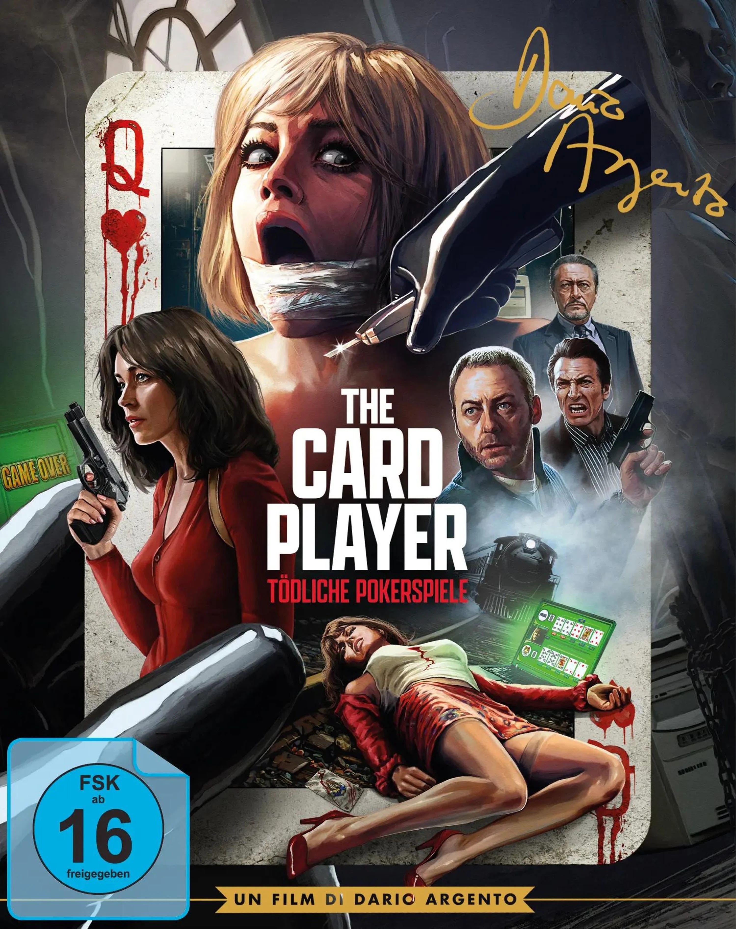 Mediabook 4K UHD + Blu-ray-Cover: The Card Player (Dario Argento)