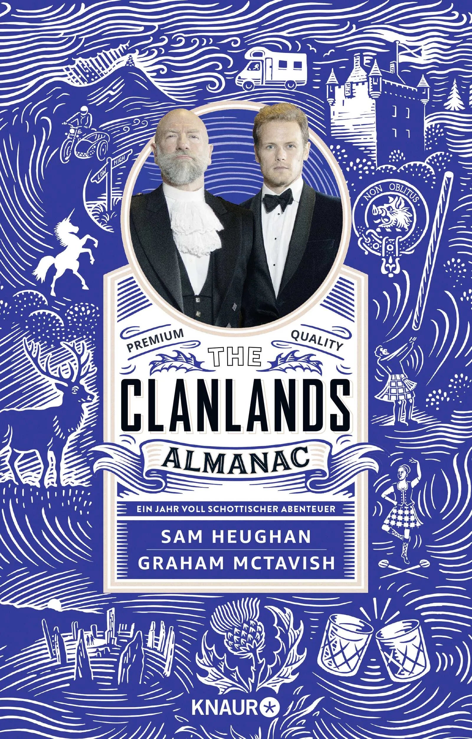 Buchcover von 'The Clanlands Almanac' - Gebundene Ausgabe von Sam Heughan