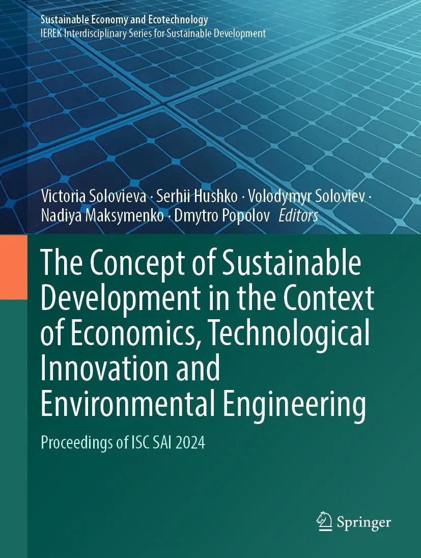 Cover: The Concept of Sustainable Development in the Context of Economics, Technological Innovation and Environmental Engineering (E-Book) von Victoria Solovieva