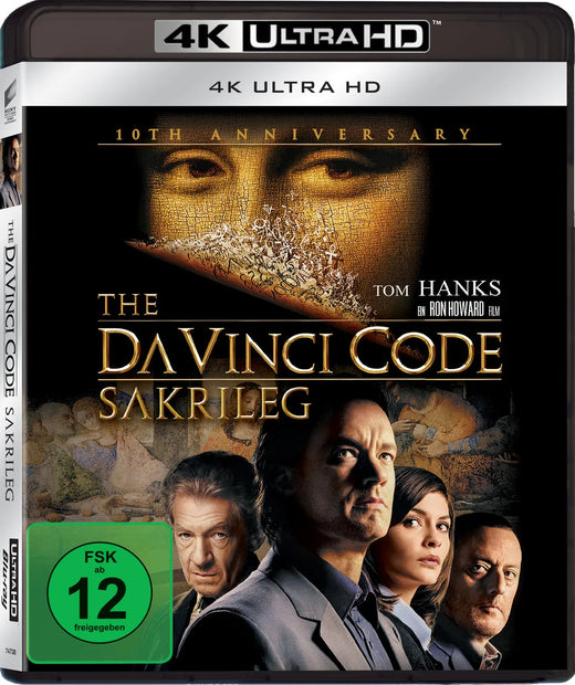 The Da Vinci Code - Sakrileg - Anniversary Edition - 4K UHD Blu-ray