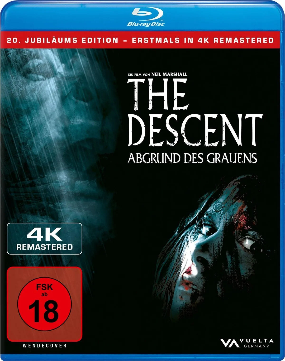 Blu-ray-Cover: The Descent. Regie: Neil Marshall