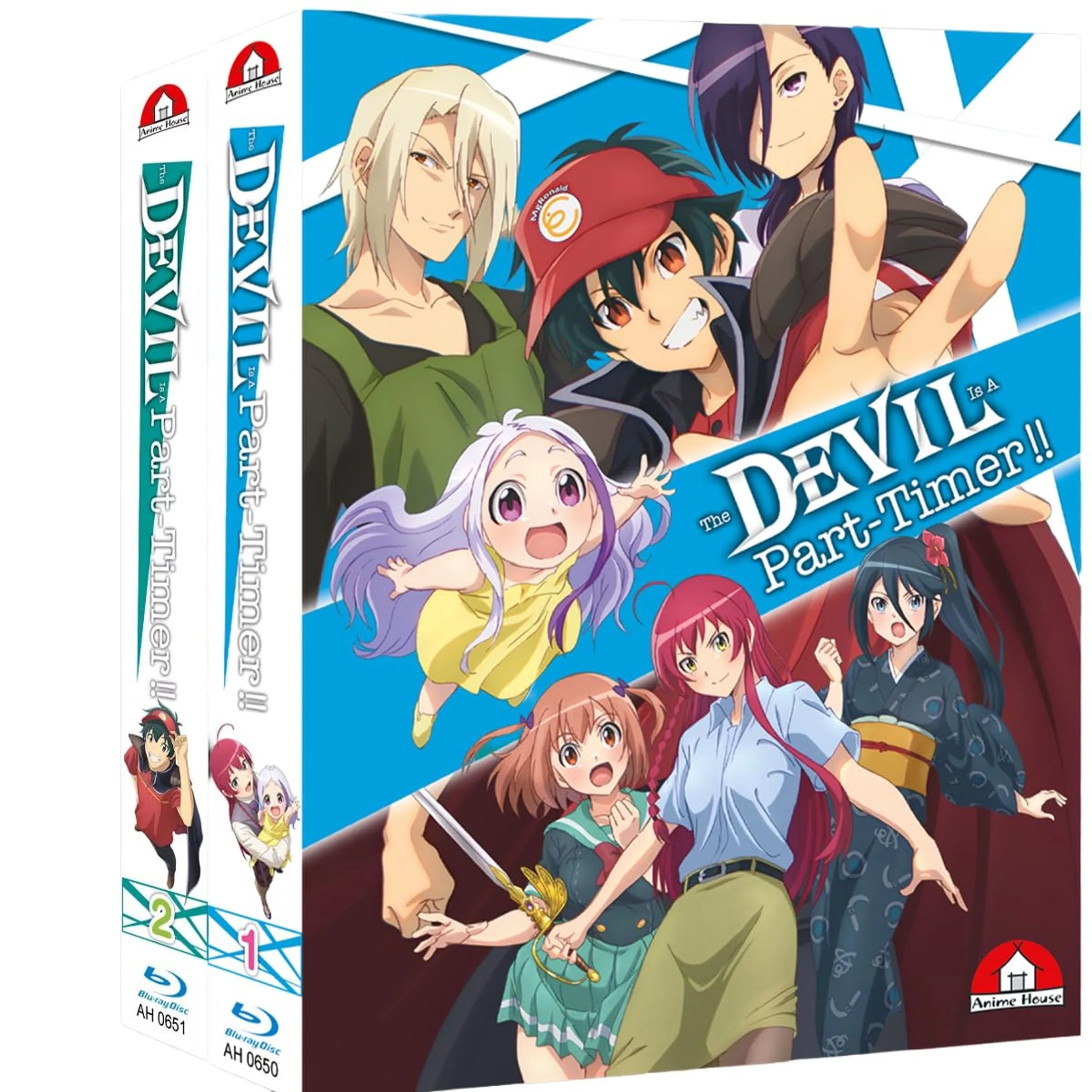 Blu-ray-Cover: The Devil is a Part-Timer - Staffel 2 - Gesamtau. Regie: Daisuke Chikushi