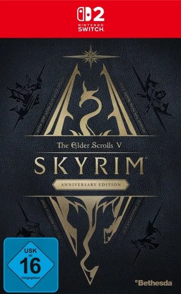 Cover: The Elder Scrolls V: Skyrim (Anniversary Edition für Nintendo Switch 2. Publisher: Bethesda Softworks