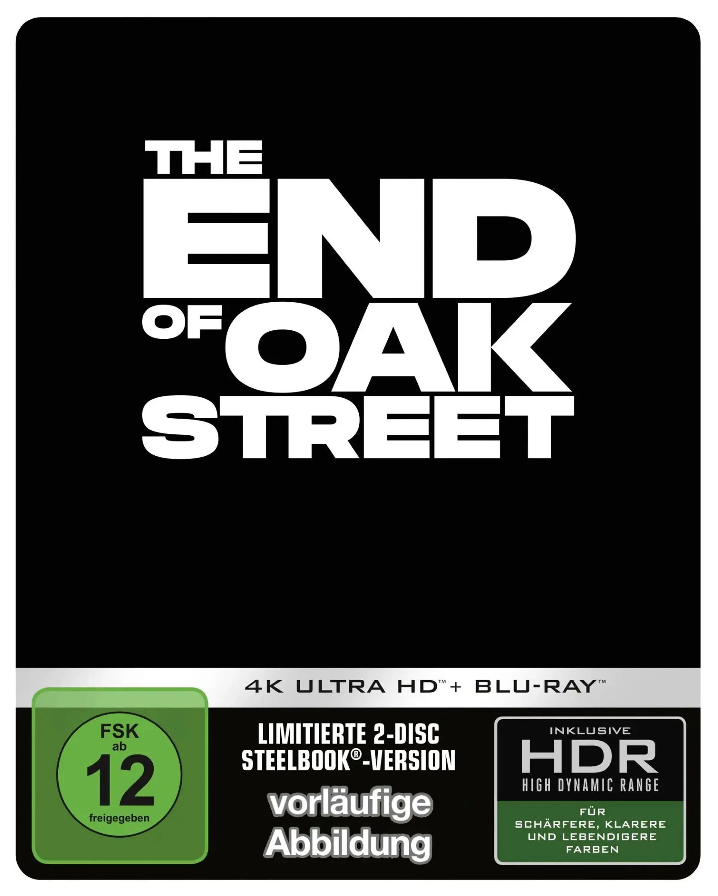 4K UHD Blu-ray-Cover: The End of Oak Street. Vorläufiges Cover - Platzhalterbild