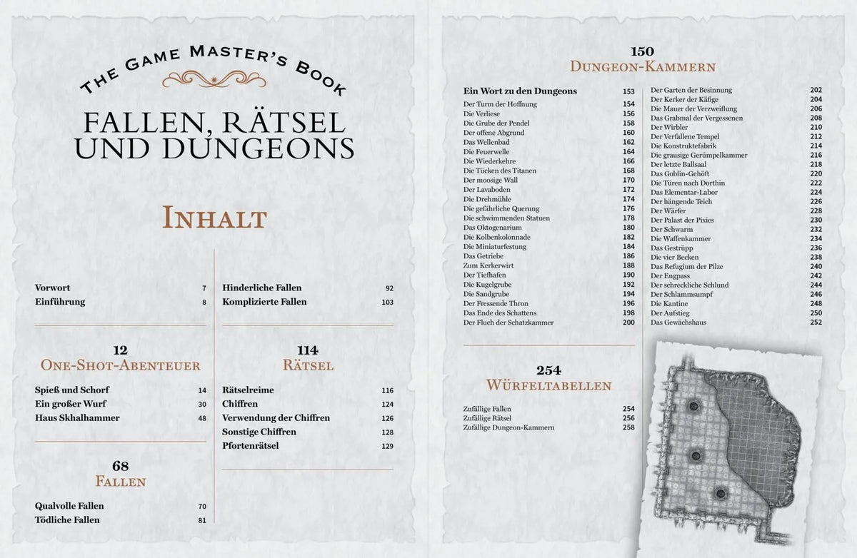 Detailansicht: The Game Master’s Book: Fallen, Rätsel und Dungeons (Hardcover)