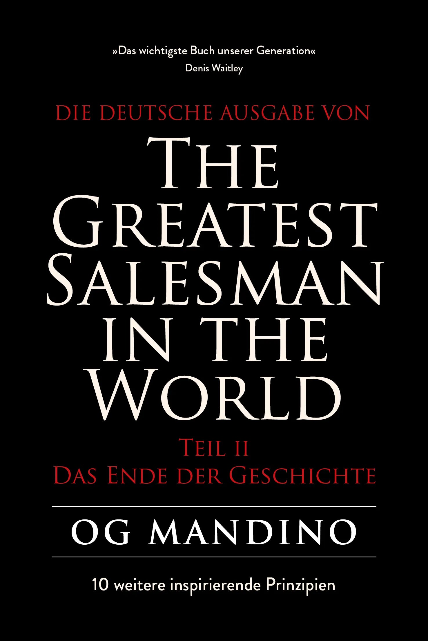 Buchcover von 'The Greatest Salesman in the World Teil II' - Gebundene Ausgabe von Og Mandino