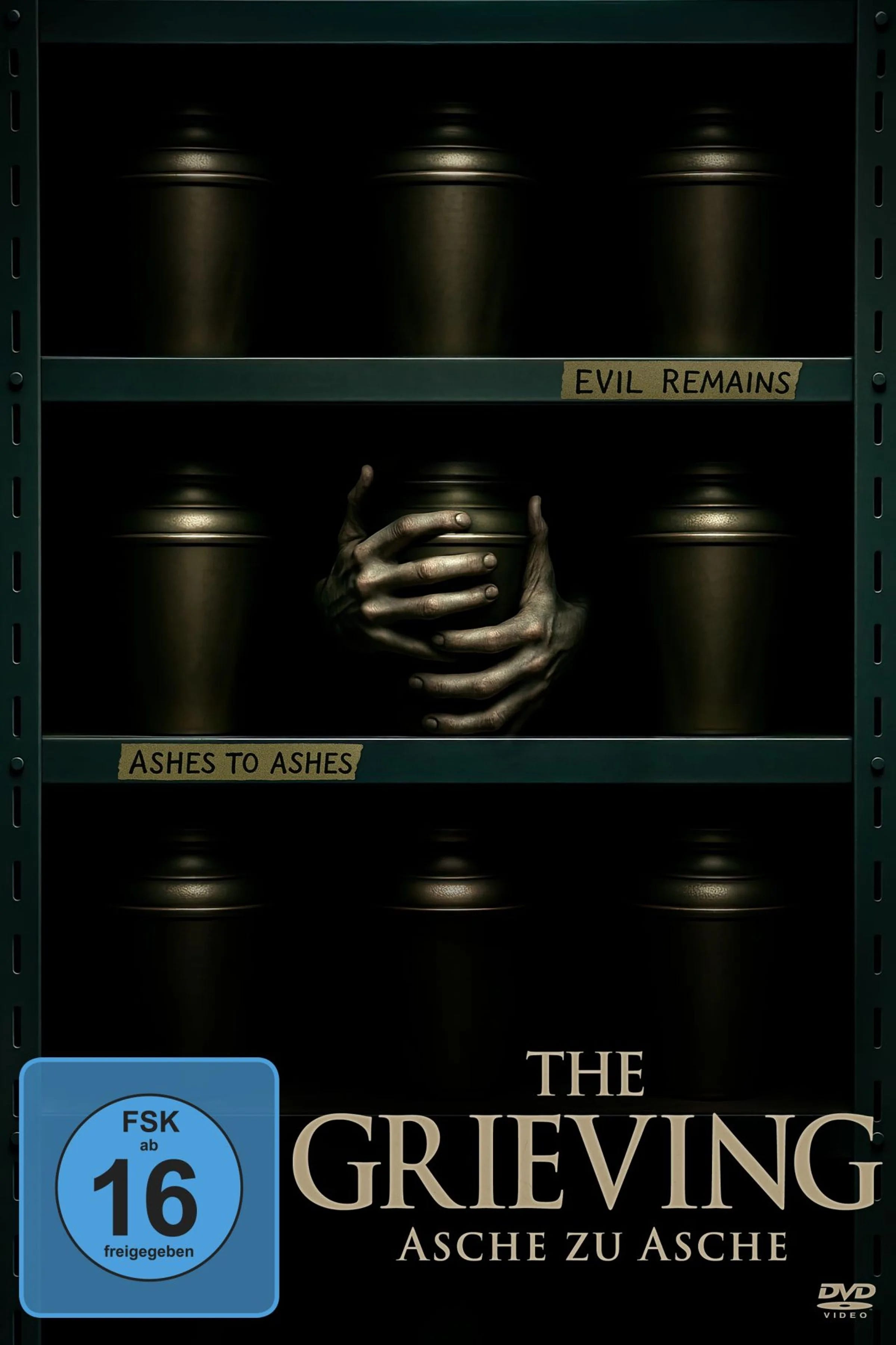 DVD-Cover: The Grieving - Asche zu Asche. Regie: Alessandro Antonaci