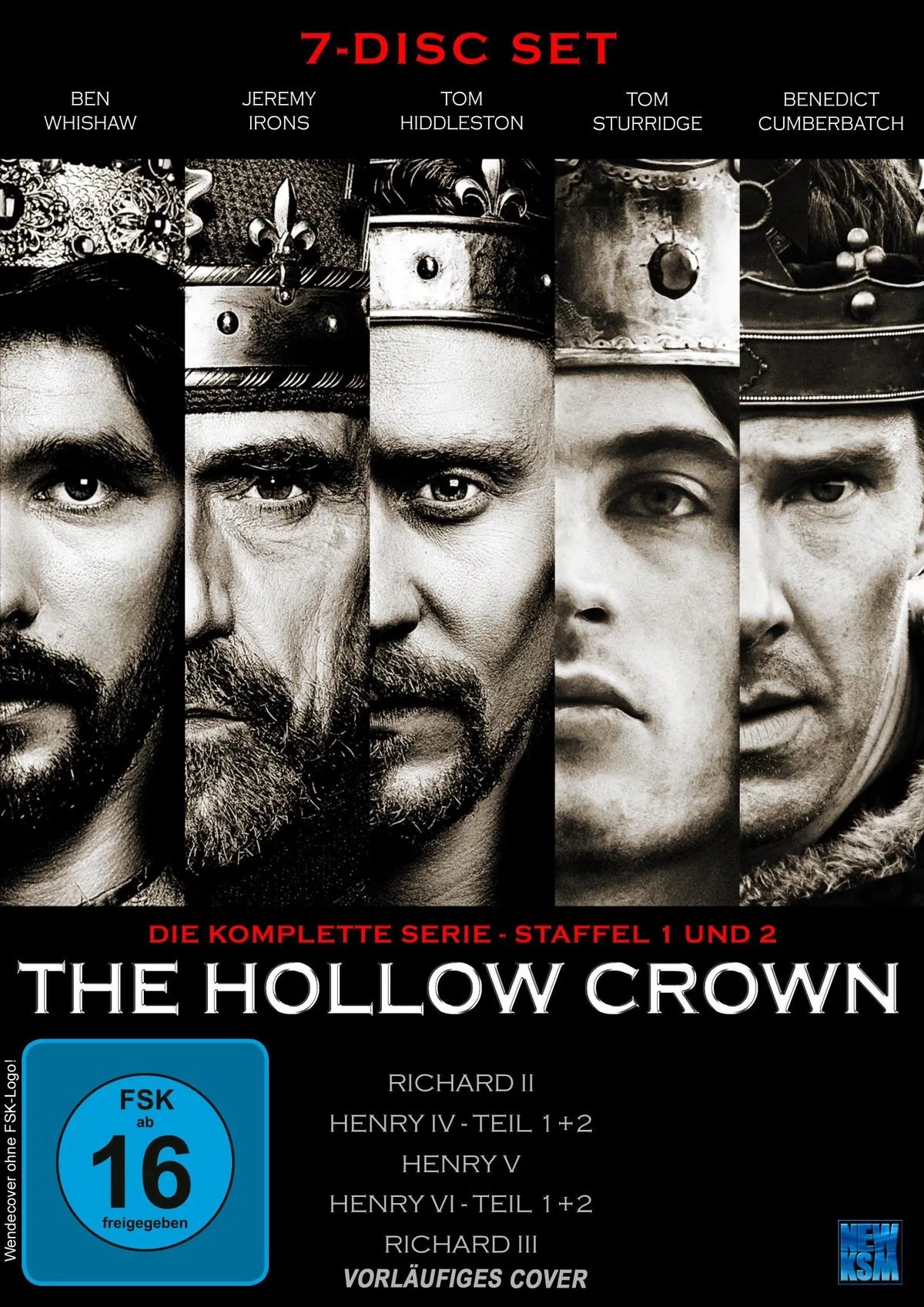 The Hollow Crown - Gesamtedition Staffel 1+2 - DVD