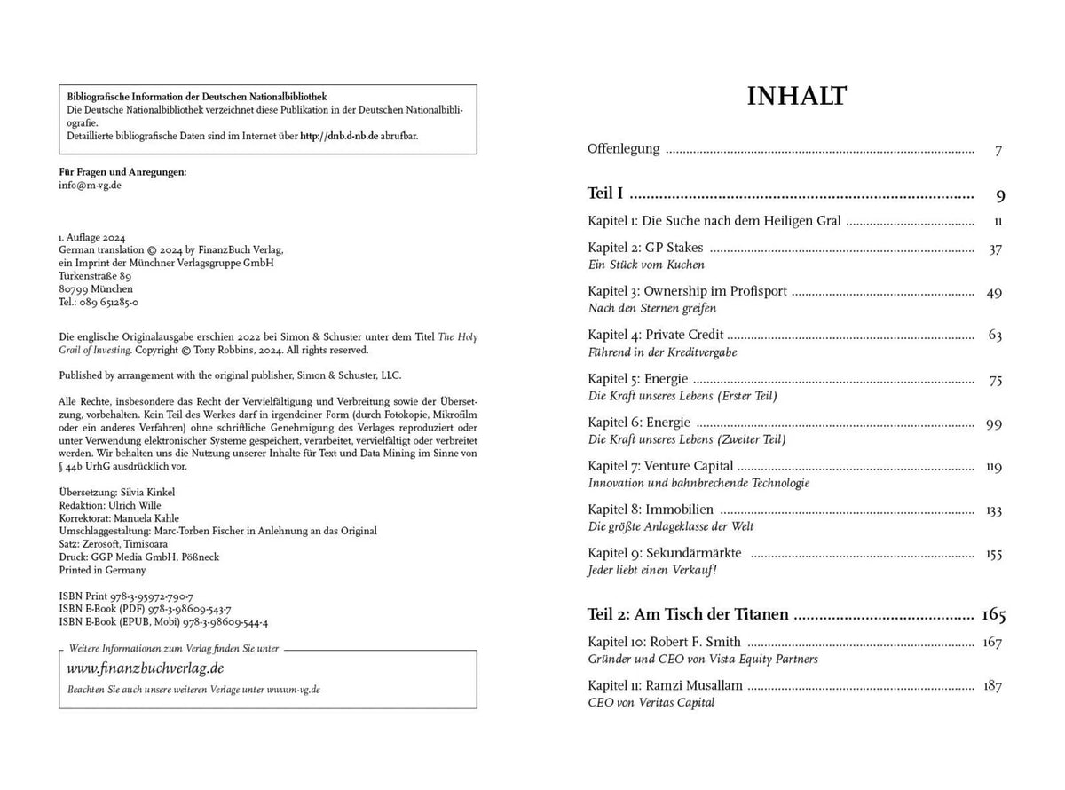 Detailansicht: The Holy Grail of Investing (Hardcover)