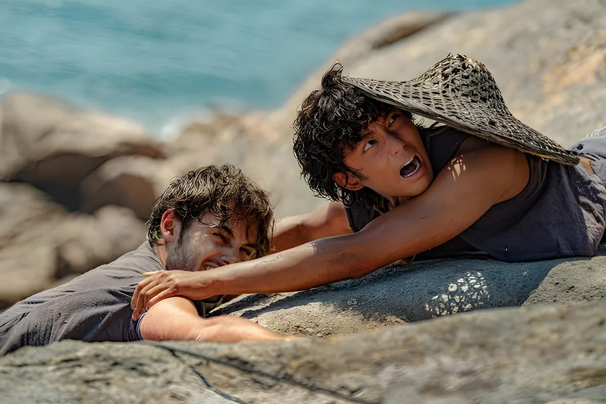 Filmszene 1 aus The Island - Feuer im Pazifik – DVD. Regie: Guan Hu