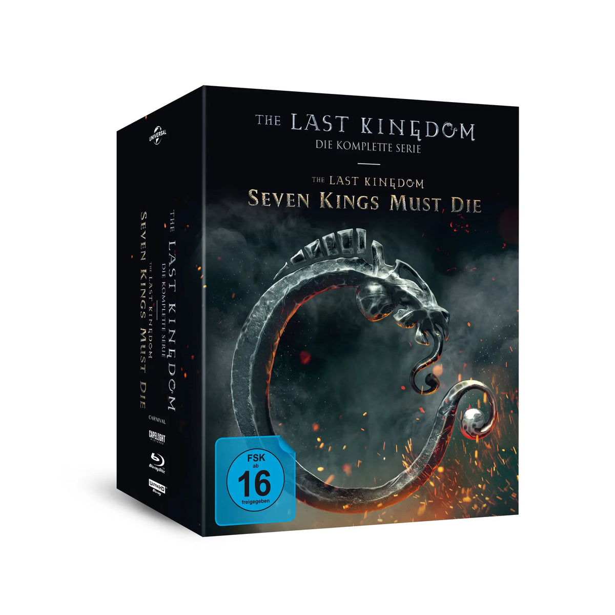 Produktansicht 1 von The Last Kingdom - Komplette Serie + Seven Kings Must Die (4K UHD + Blu-ray) – 4K UHD Blu-ray