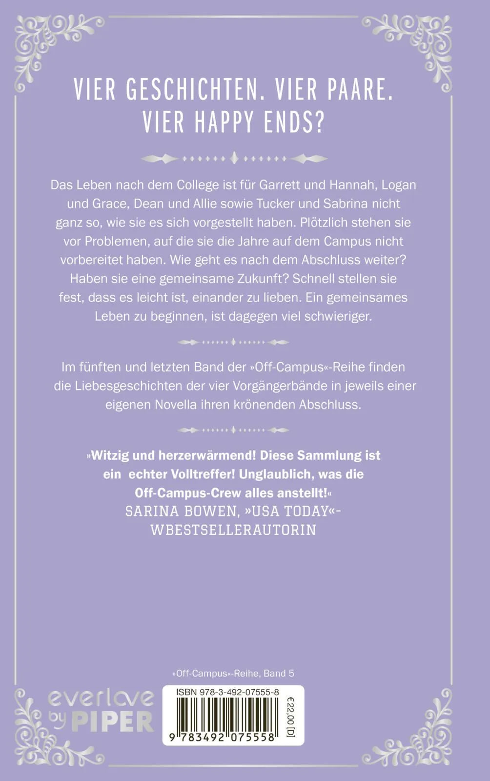 Rückseite: The Legacy – Endlich erwachsen (Hardcover)