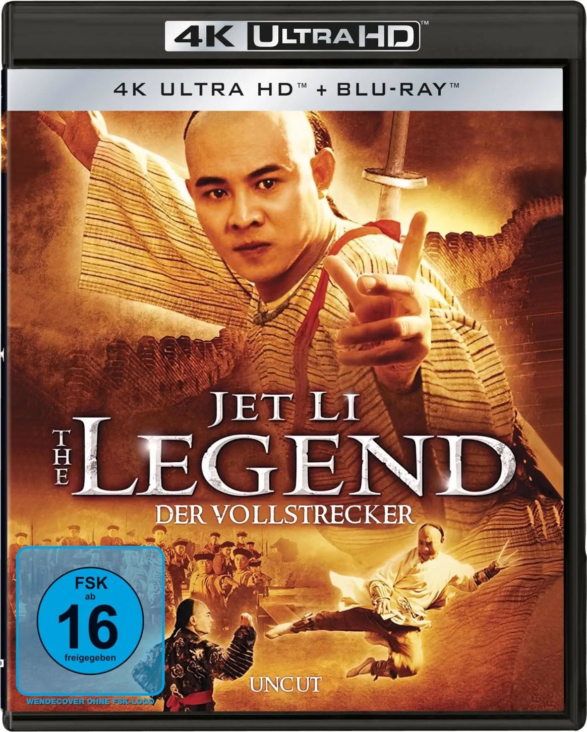 4K UHD Blu-ray-Cover: The Legend - Der Vollstrecker. Regie: Corey Yuen