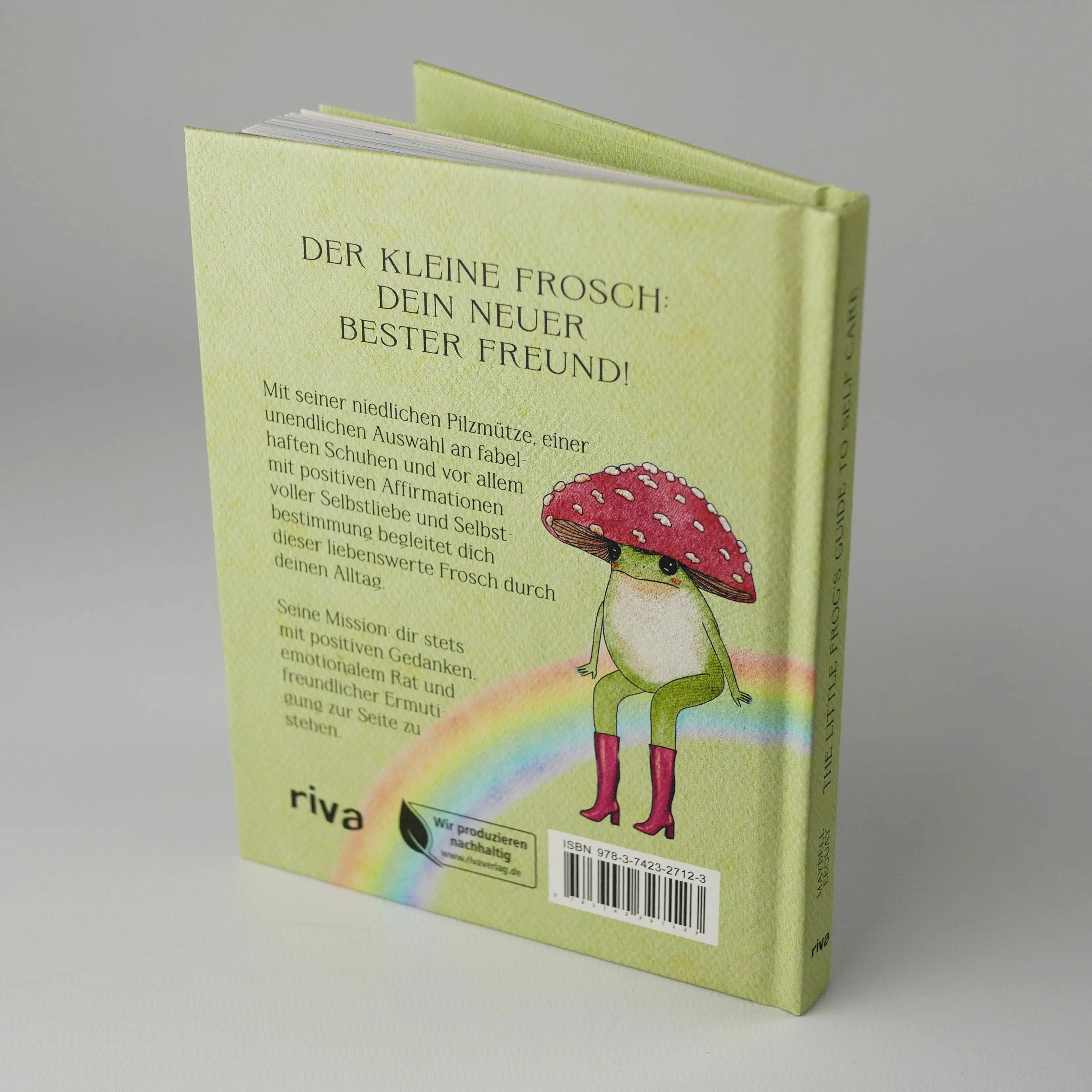 Innenansicht von 'The Little Frog's Guide to Self-Care' - Gebundene Ausgabe