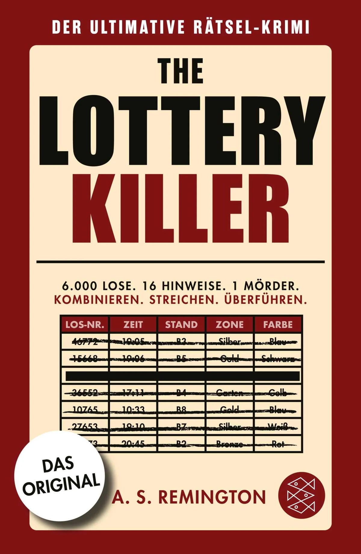 Cover: The Lottery Killer (Taschenbuch) von A. S. Remington