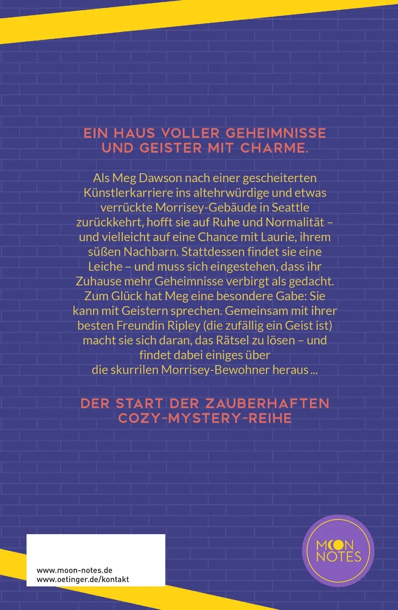 Rückseite: The Morrisey Mysteries 1. Ein Mord in 3B (Taschenbuch)