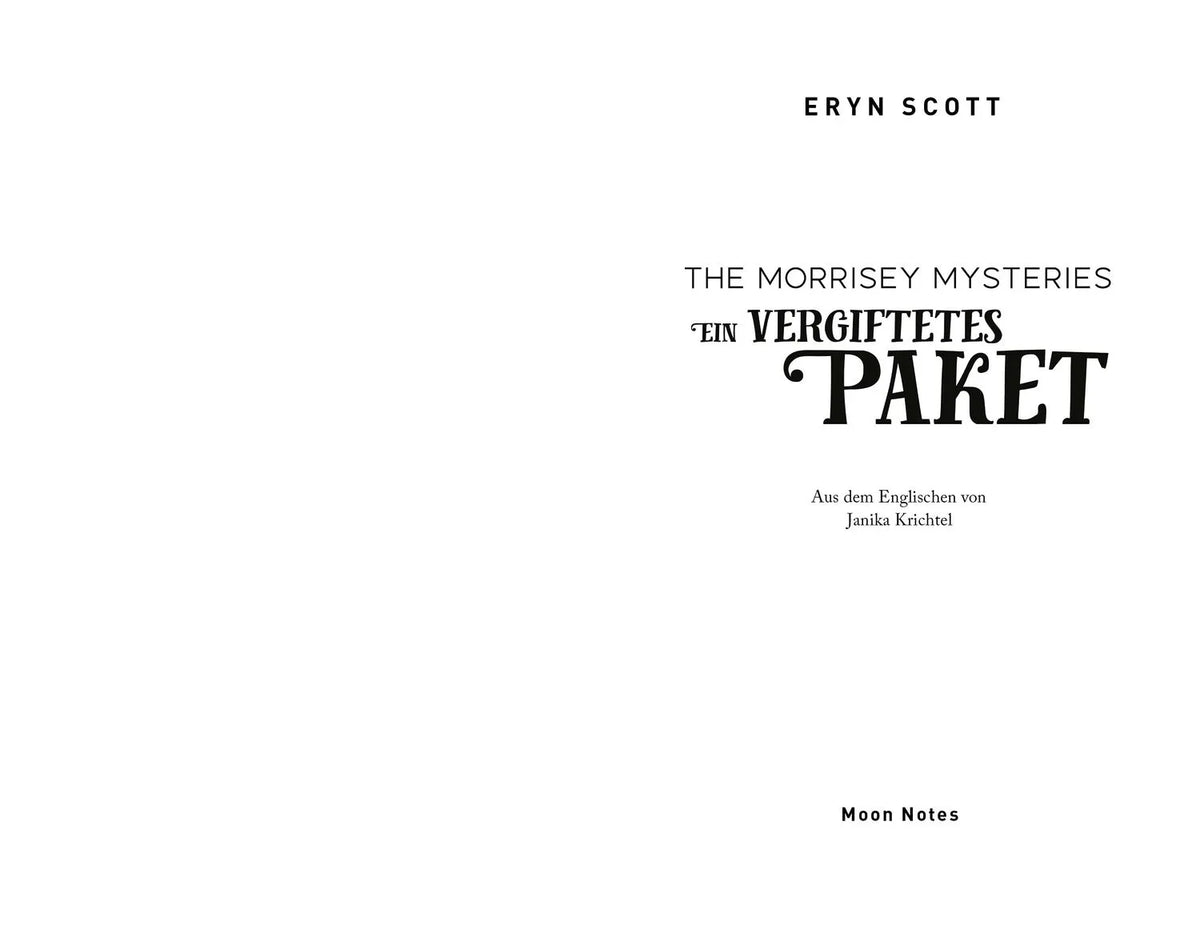 Detailansicht: The Morrisey Mysteries 3. Ein vergiftetes Paket (Taschenbuch)
