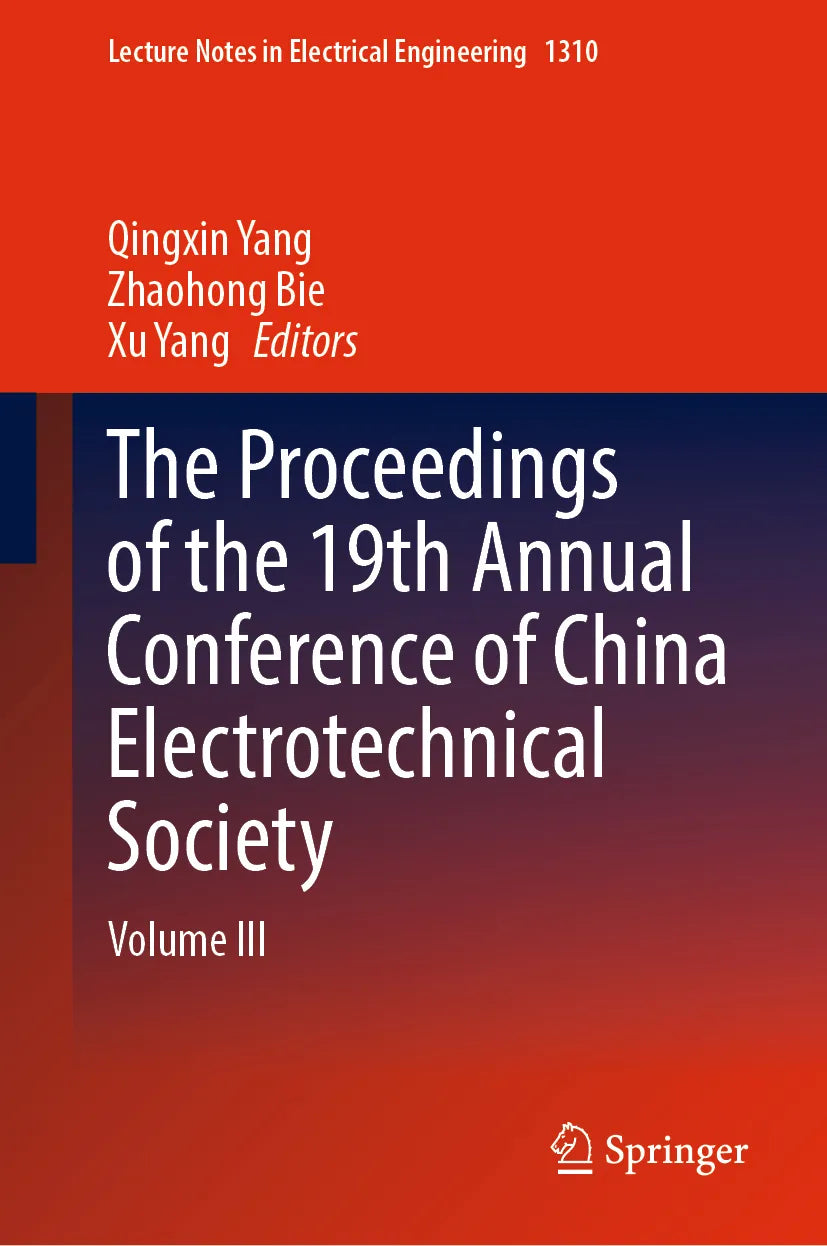 Cover: The Proceedings of the 19th Annual Conference of China Electrotechnical Society (E-Book)