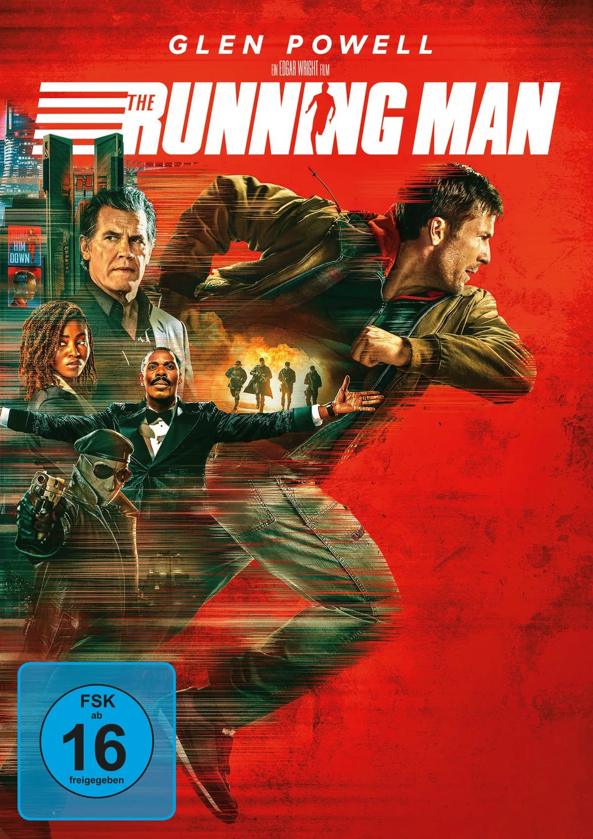 DVD-Cover: The Running Man. Regie: Edgar Wright