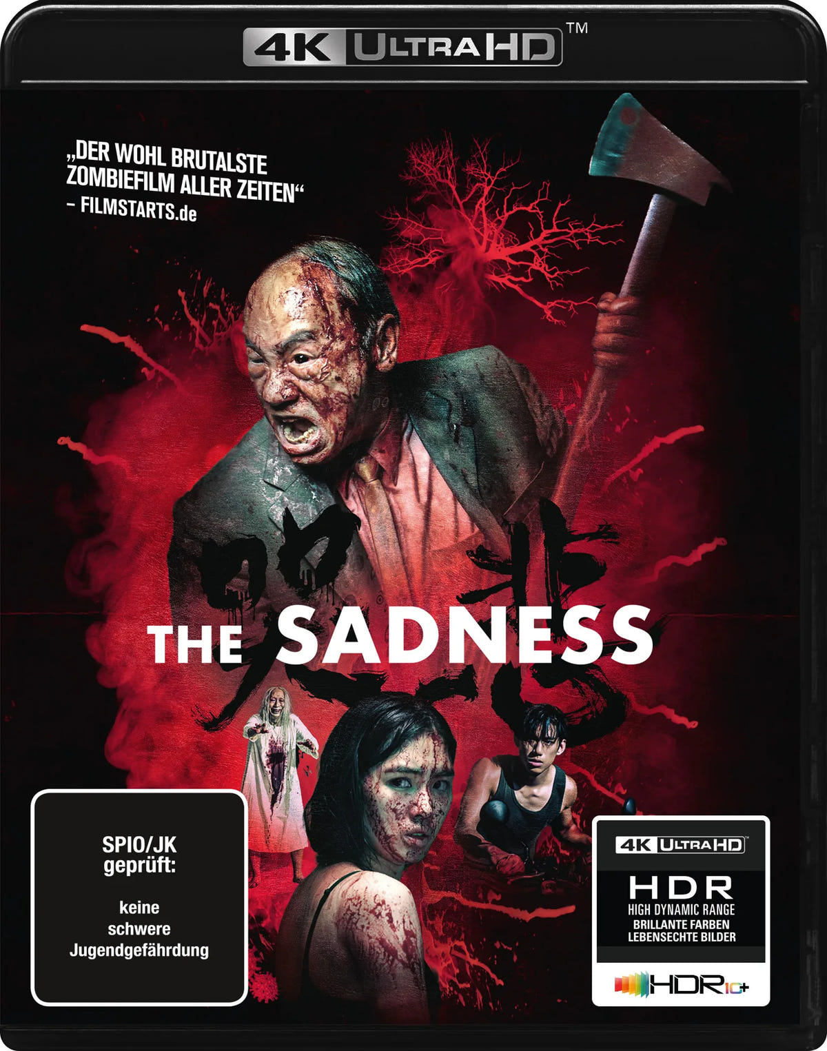 4K UHD Blu-ray-Cover: The Sadness (Uncut). Regie: Rob Jabbaz