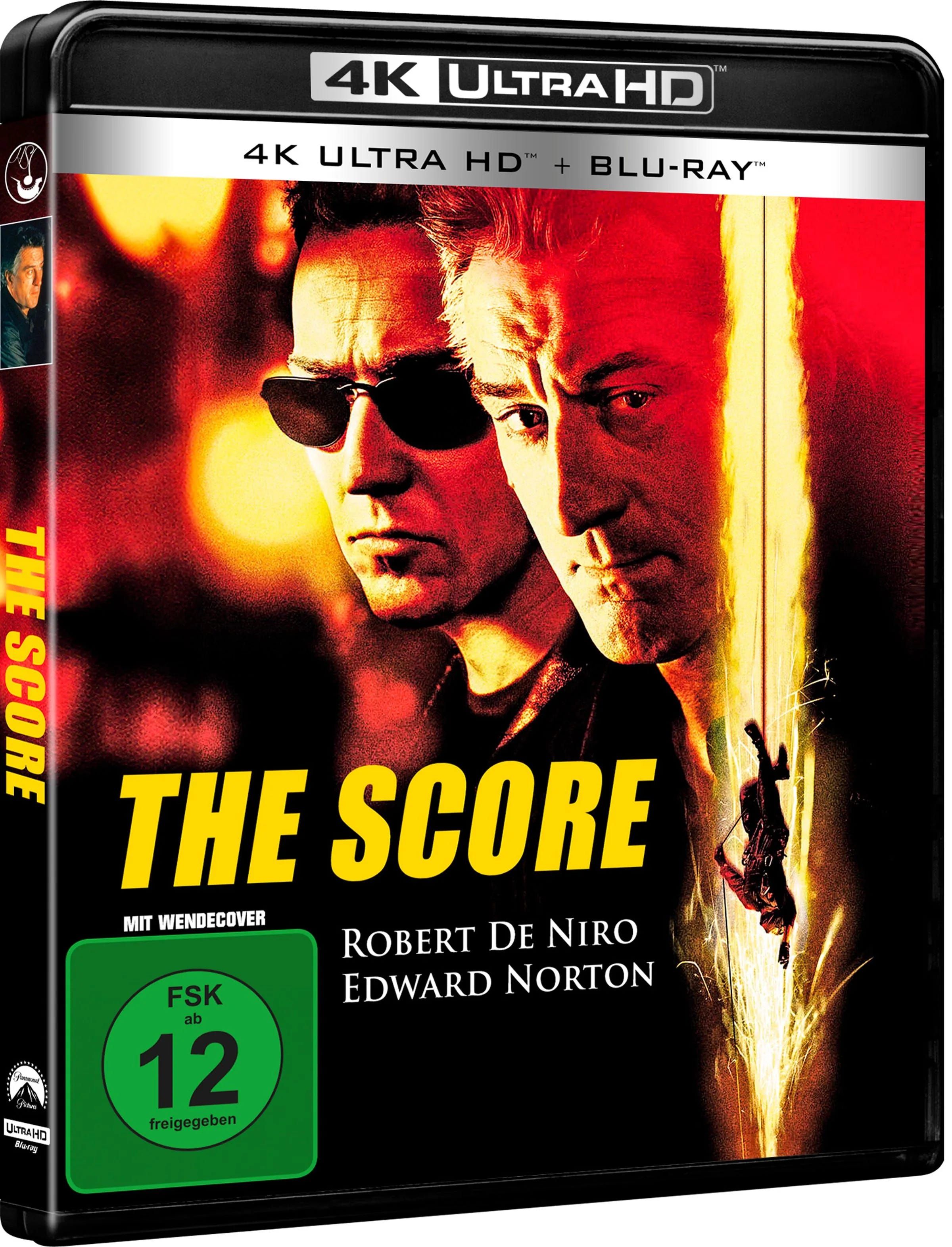 4K UHD Blu-ray-Cover: The Score. Regie: Frank Oz