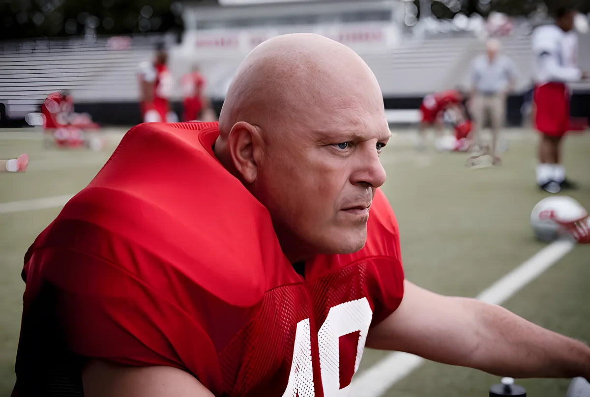 Filmszene 1 aus The Senior - Ein Traum, ein Wille, ein letztes Spiel – DVD. Regie: Rod Lurie
