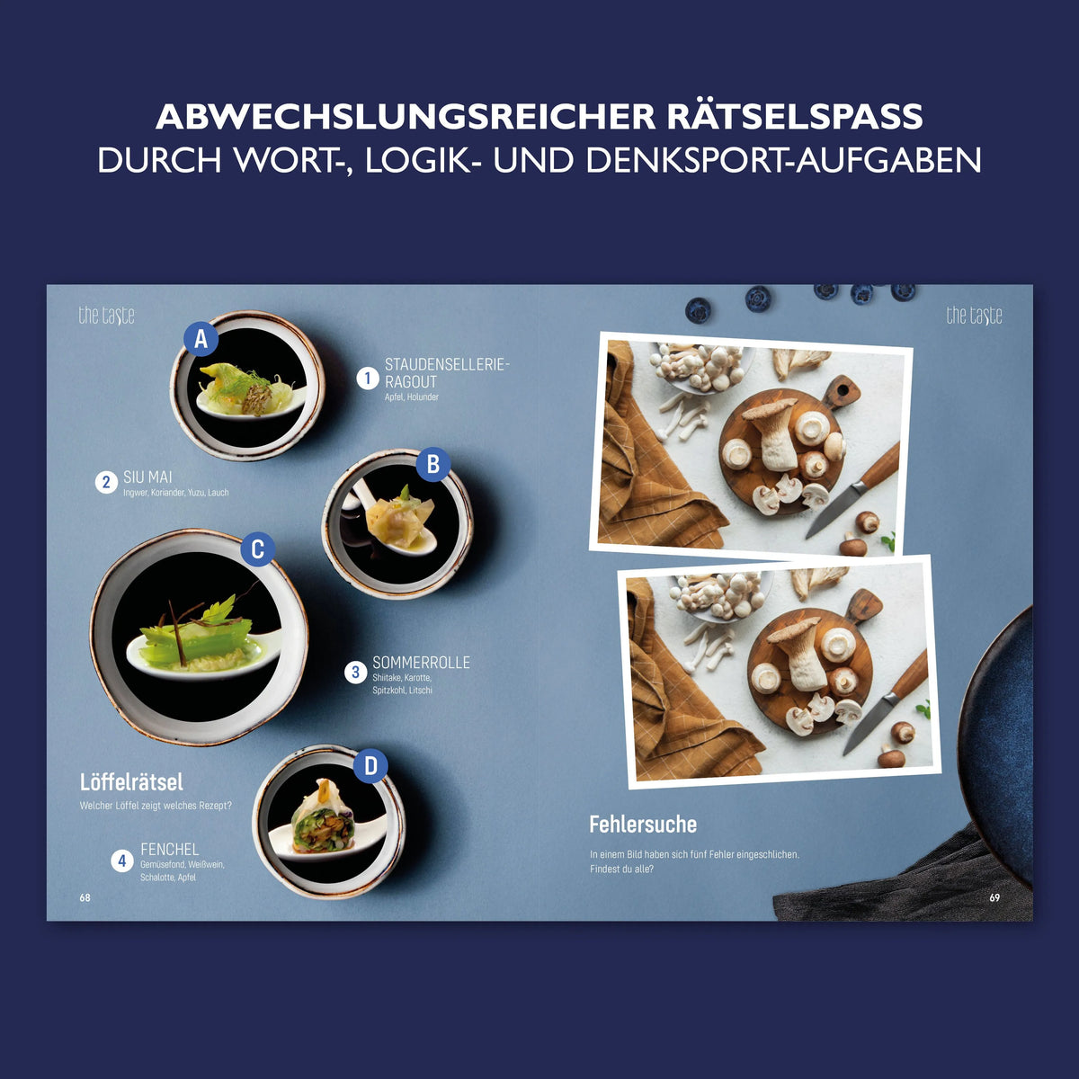 Detailansicht: The Taste – Rätsel für Genießer (Taschenbuch)