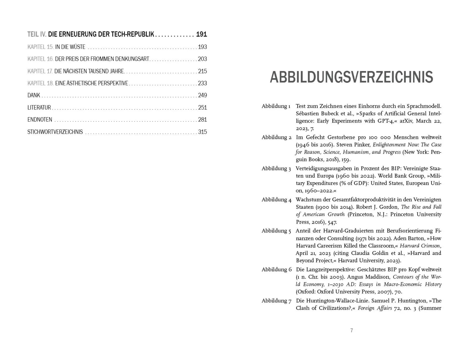 Innenansicht von 'The Technological Republic' - Gebundene Ausgabe